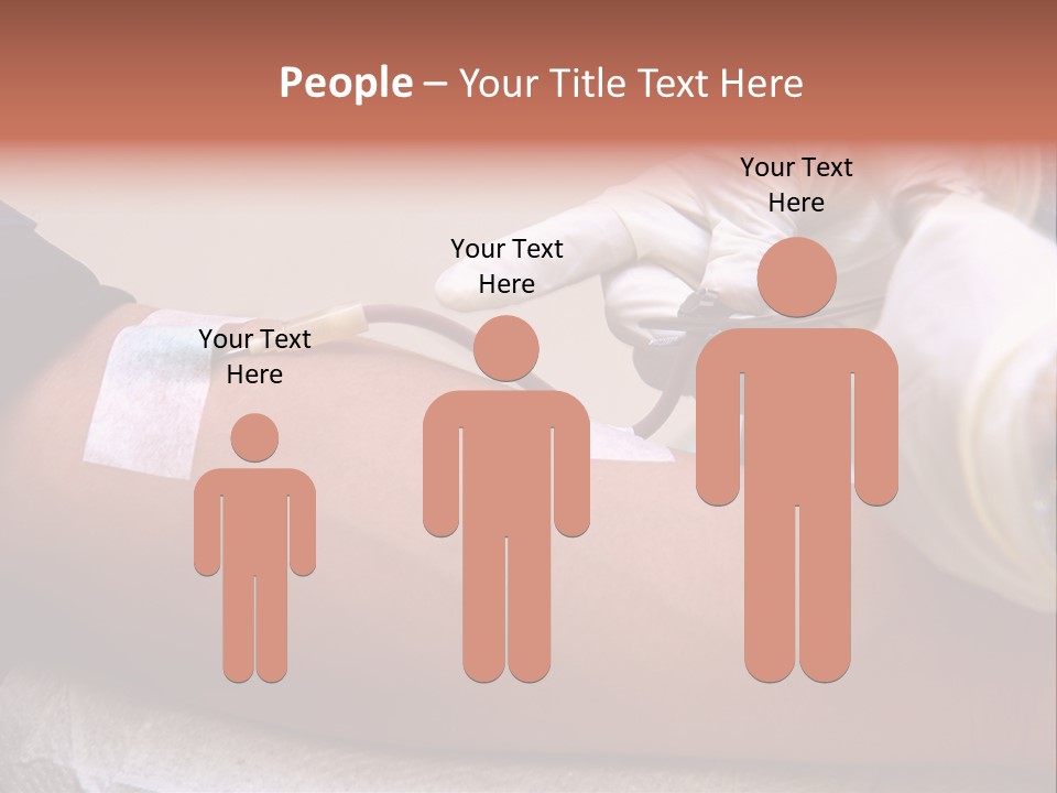 Red Nursing Biology PowerPoint Template