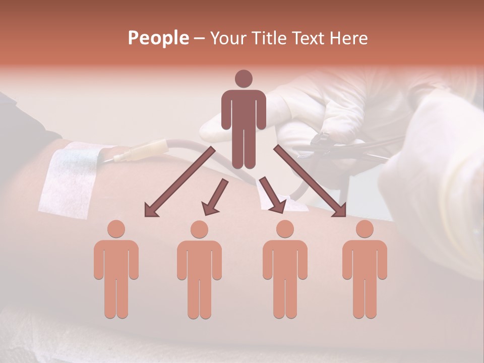 Red Nursing Biology PowerPoint Template