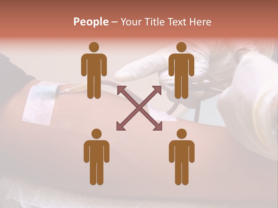 Red Nursing Biology PowerPoint Template