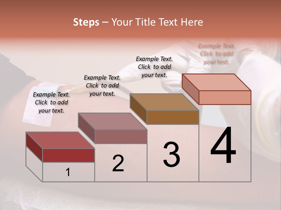 Red Nursing Biology PowerPoint Template