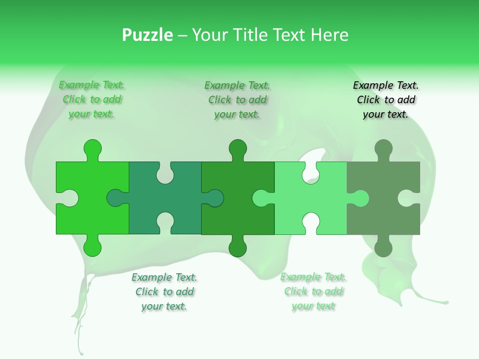 Isolated Spraying Splattered PowerPoint Template