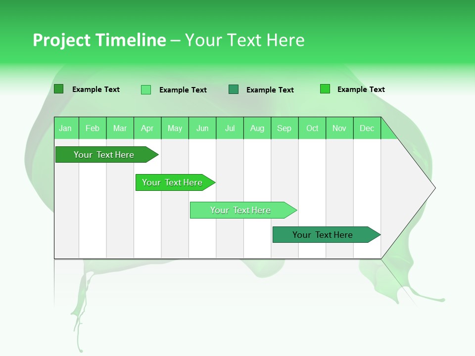 Isolated Spraying Splattered PowerPoint Template