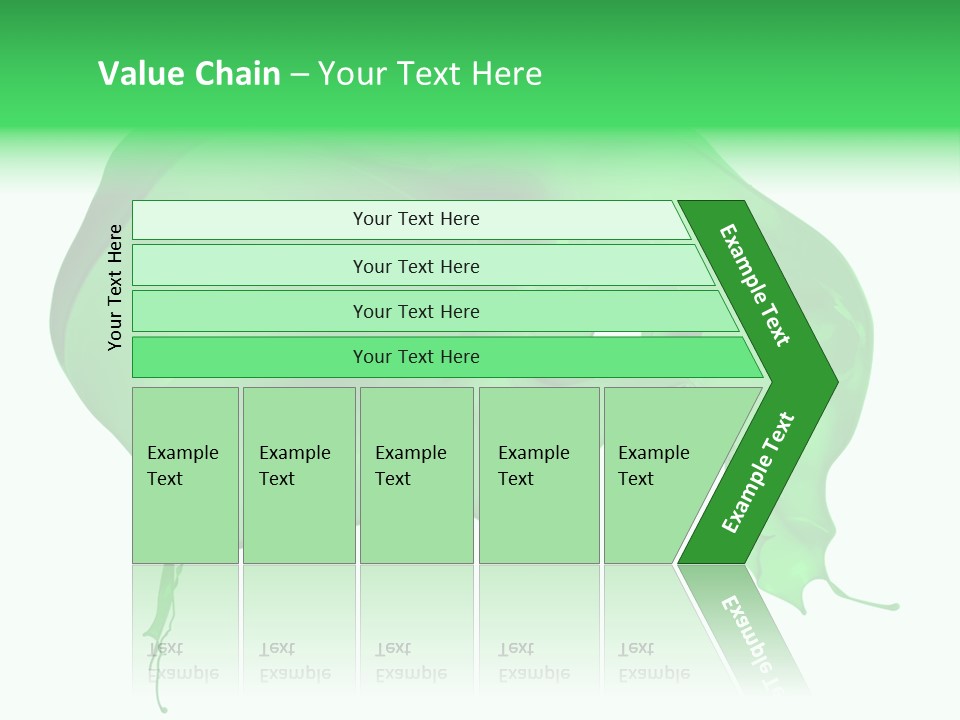 Isolated Spraying Splattered PowerPoint Template
