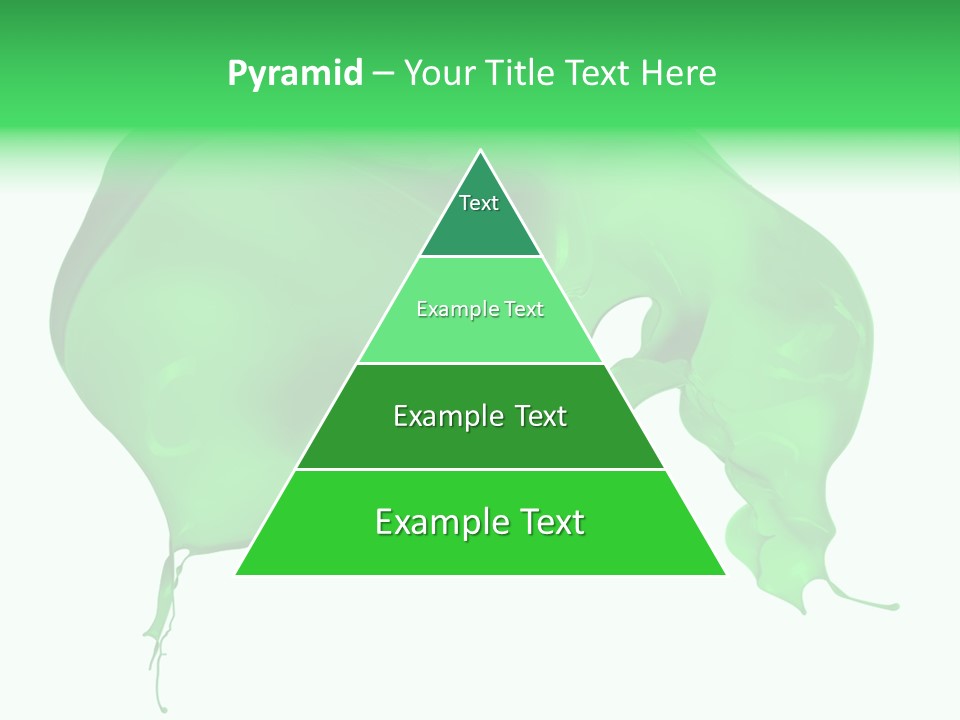 Isolated Spraying Splattered PowerPoint Template