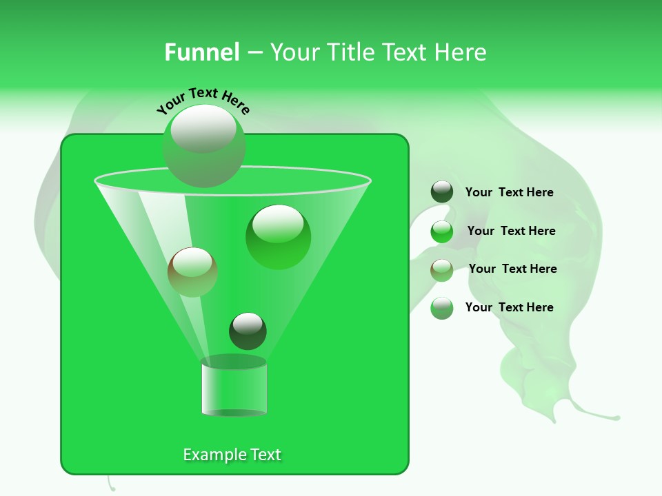 Isolated Spraying Splattered PowerPoint Template