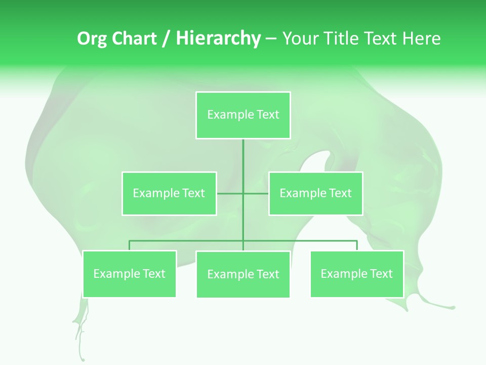 Isolated Spraying Splattered PowerPoint Template