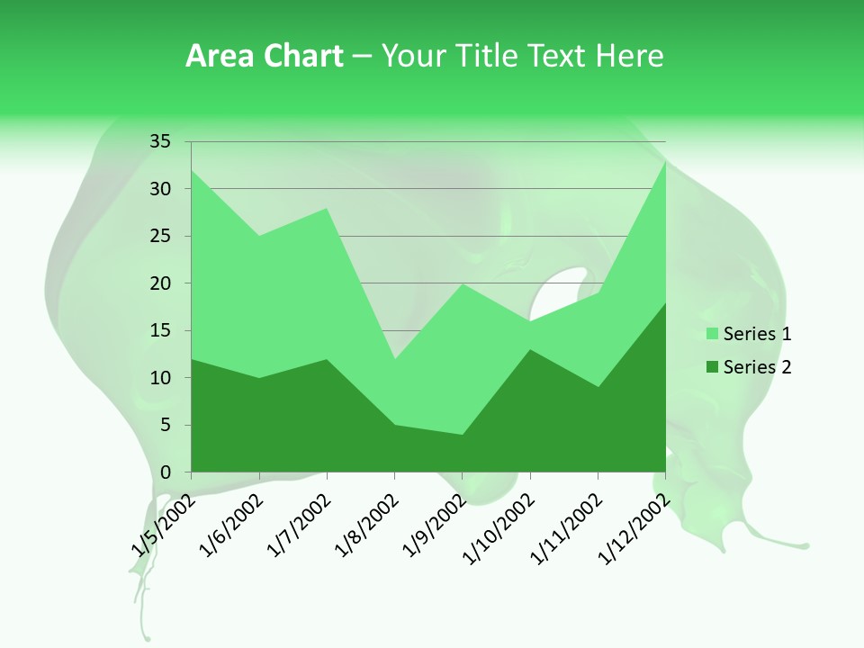 Isolated Spraying Splattered PowerPoint Template