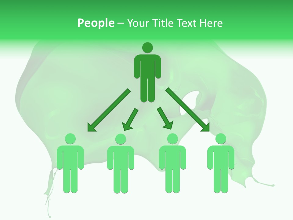 Isolated Spraying Splattered PowerPoint Template