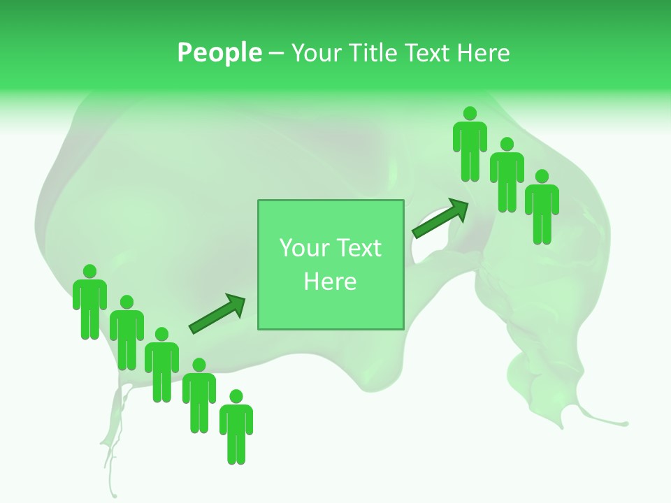 Isolated Spraying Splattered PowerPoint Template