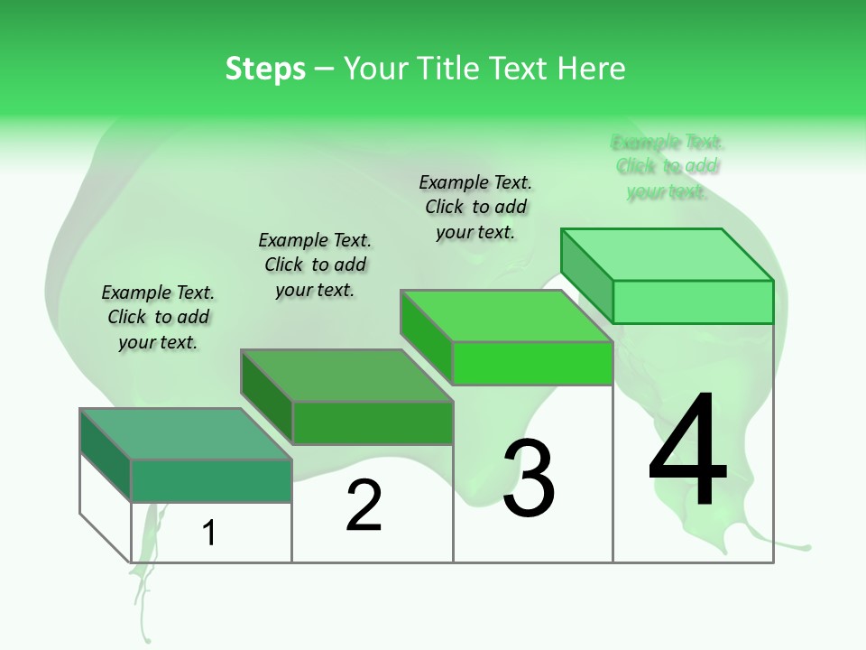 Isolated Spraying Splattered PowerPoint Template