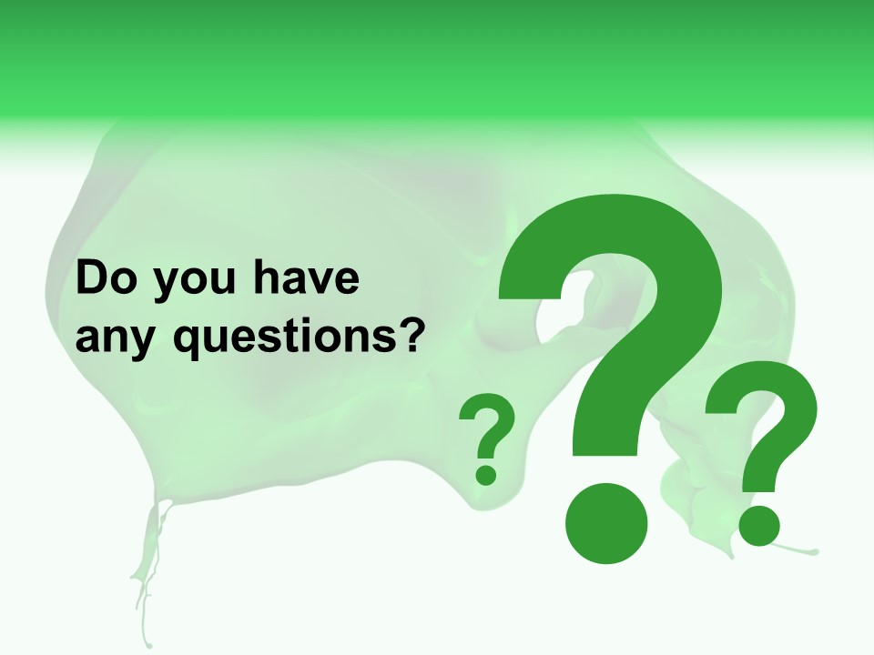 Isolated Spraying Splattered PowerPoint Template