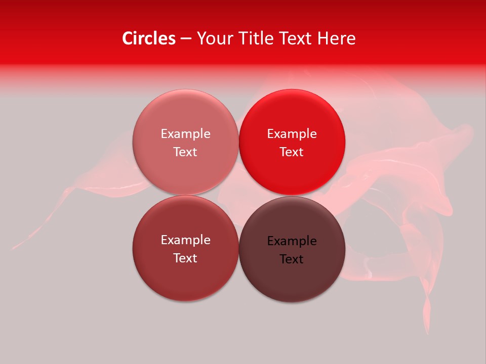 Splash Splashing Abstract PowerPoint Template