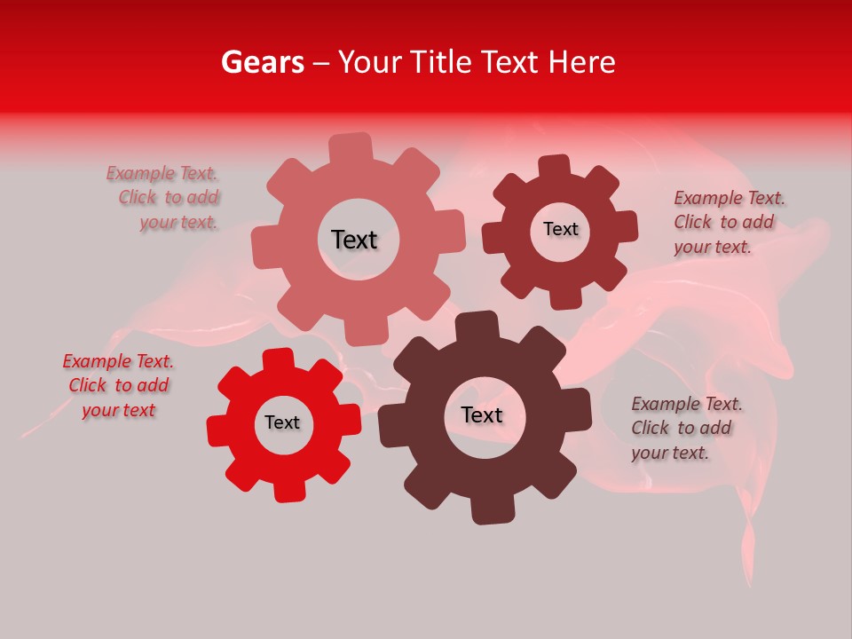 Splash Splashing Abstract PowerPoint Template