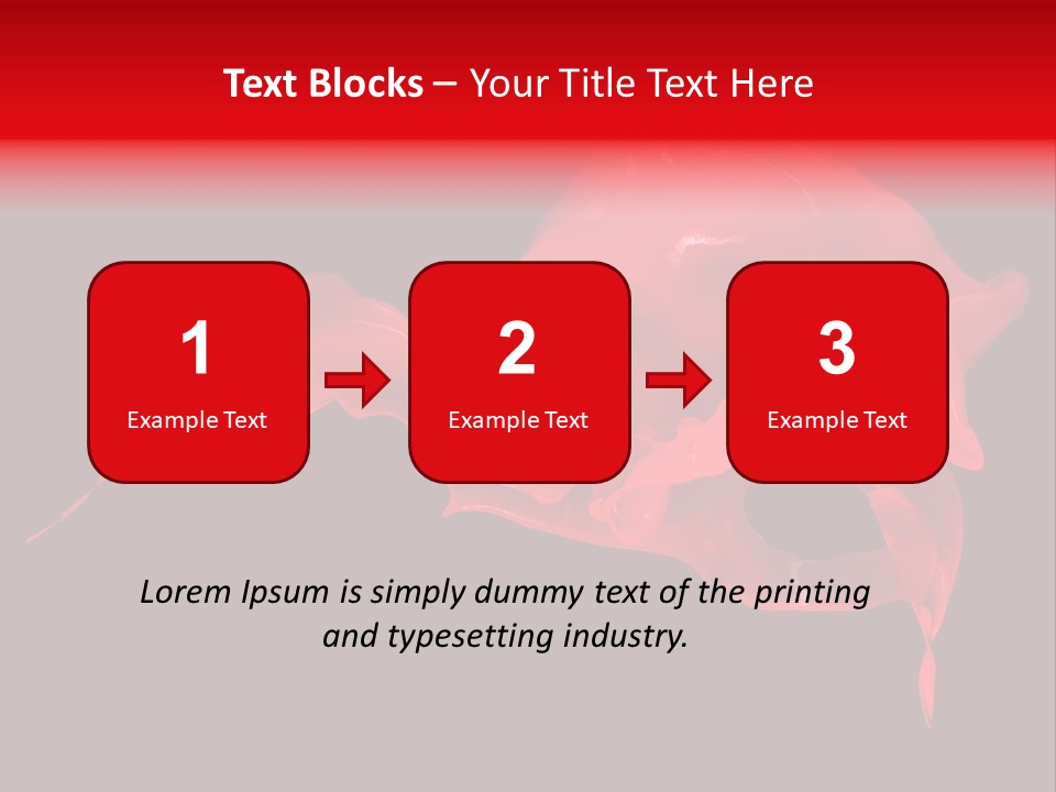 Splash Splashing Abstract PowerPoint Template