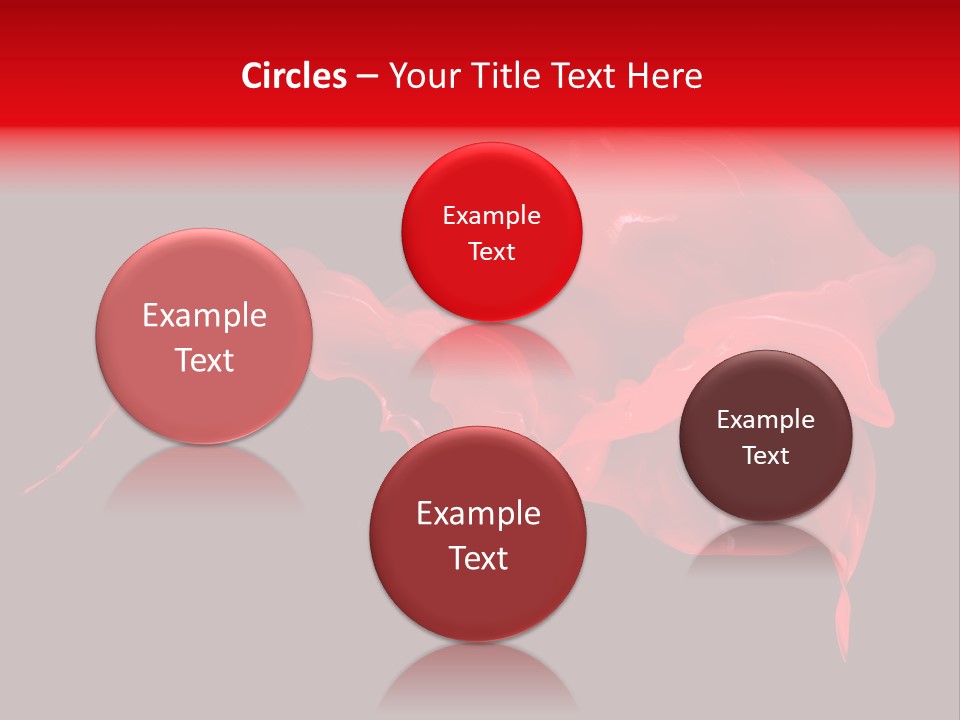 Splash Splashing Abstract PowerPoint Template