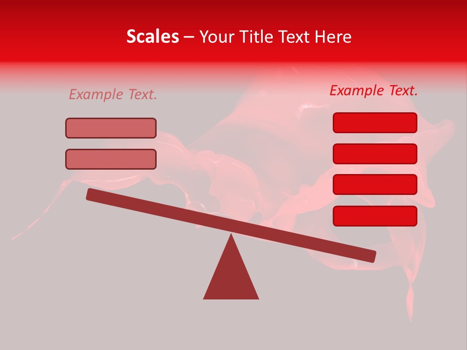 Splash Splashing Abstract PowerPoint Template