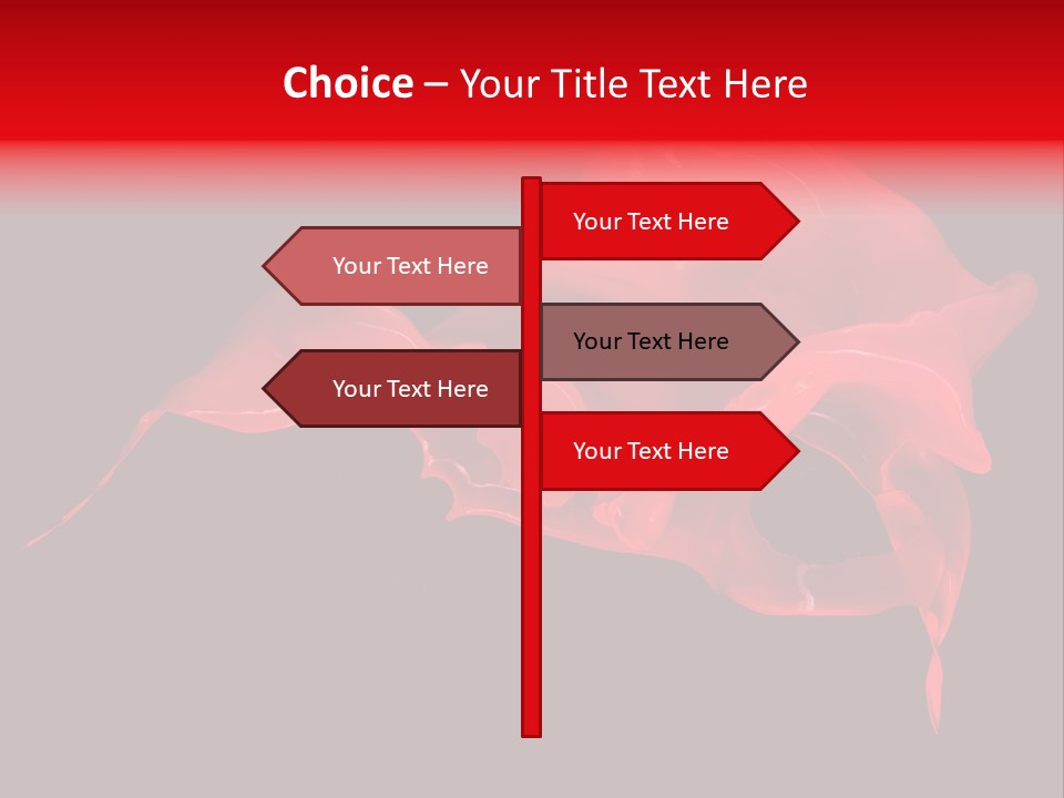 Splash Splashing Abstract PowerPoint Template