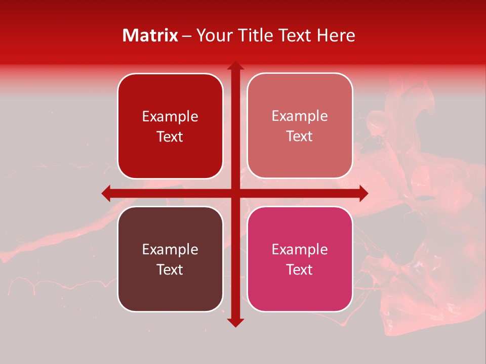 Black Paintbrush Background PowerPoint Template