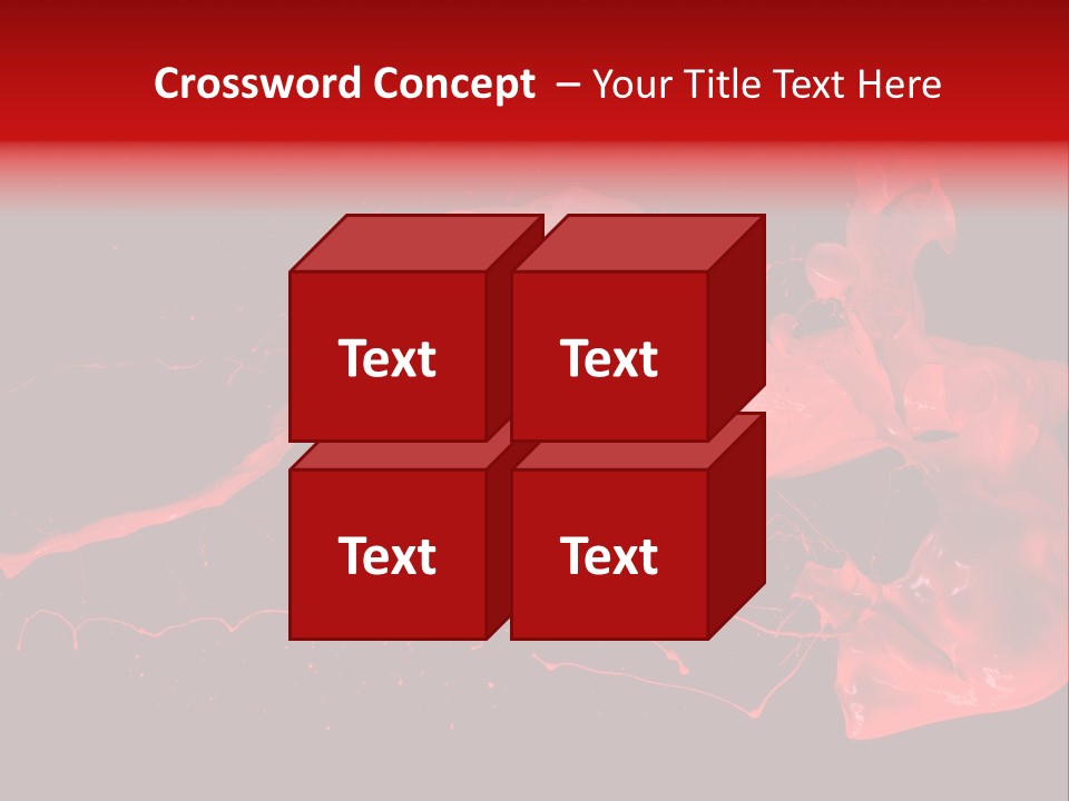 Black Paintbrush Background PowerPoint Template