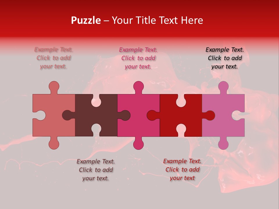 Black Paintbrush Background PowerPoint Template