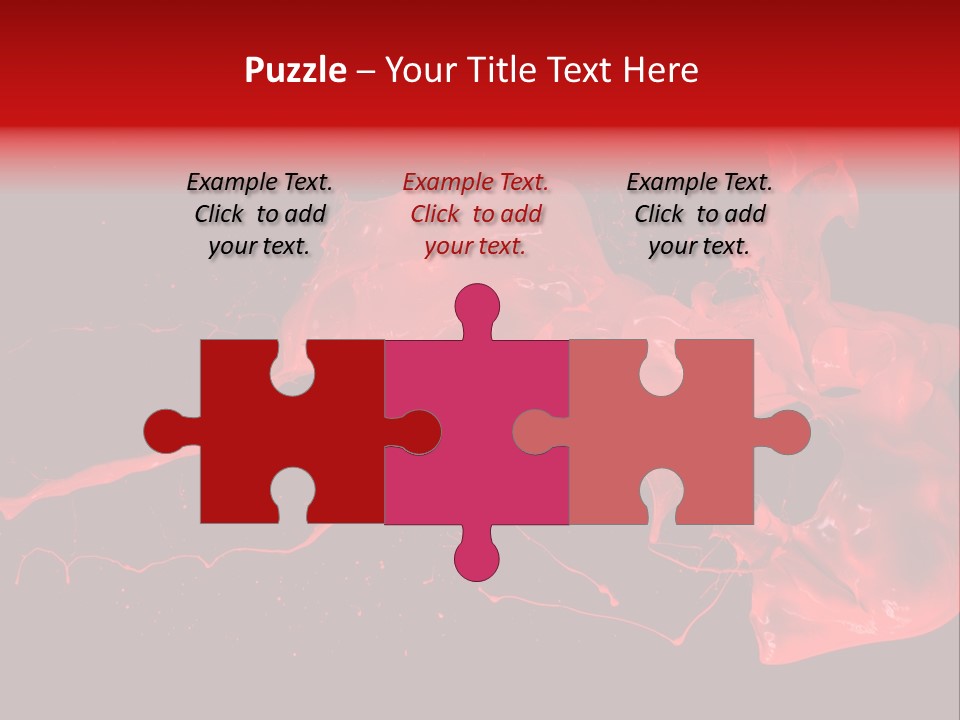 Black Paintbrush Background PowerPoint Template