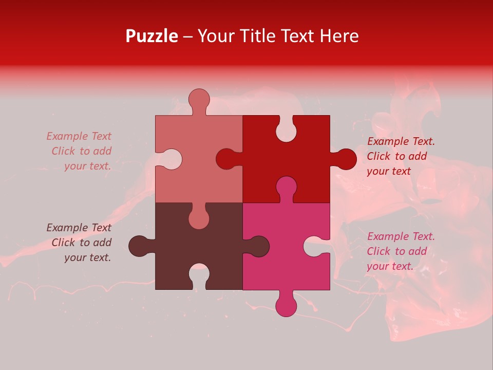 Black Paintbrush Background PowerPoint Template