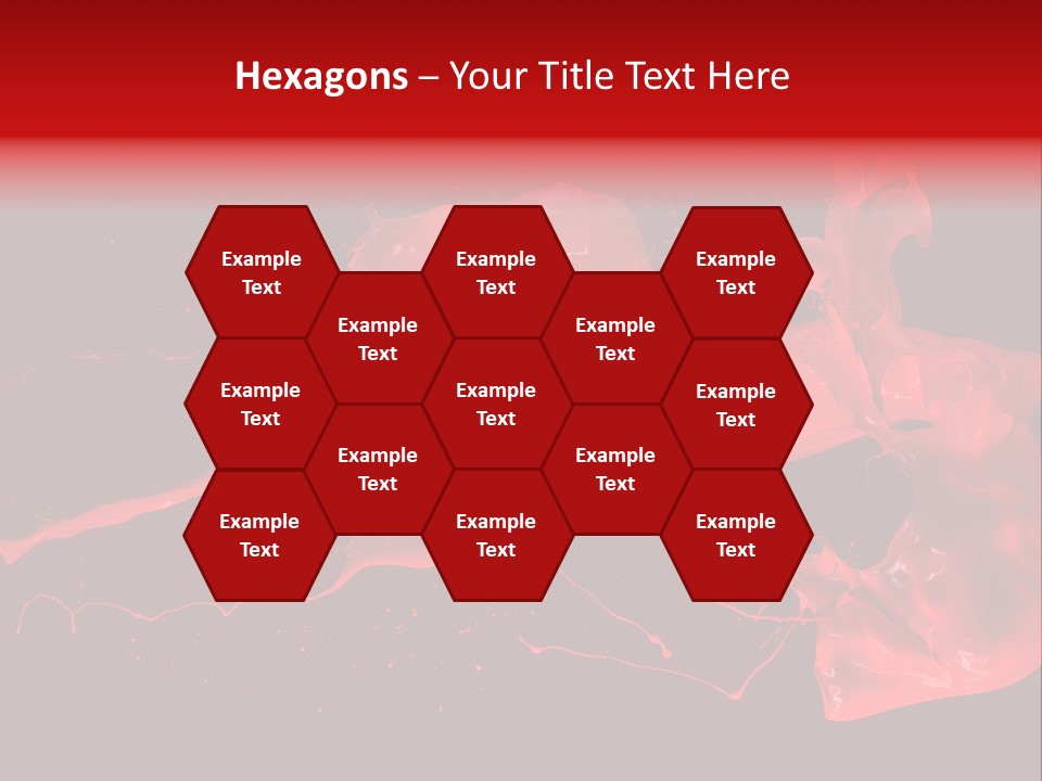 Black Paintbrush Background PowerPoint Template