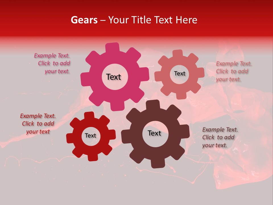 Black Paintbrush Background PowerPoint Template