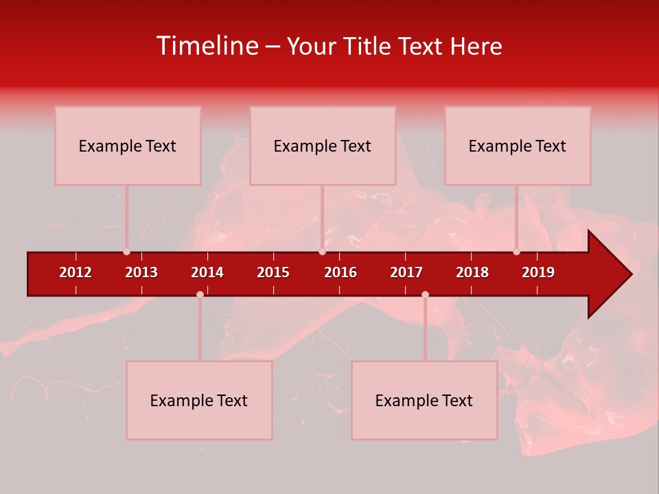 Black Paintbrush Background PowerPoint Template