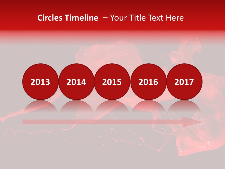 Black Paintbrush Background PowerPoint Template