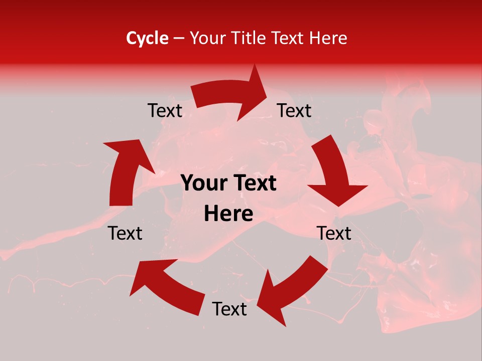 Black Paintbrush Background PowerPoint Template