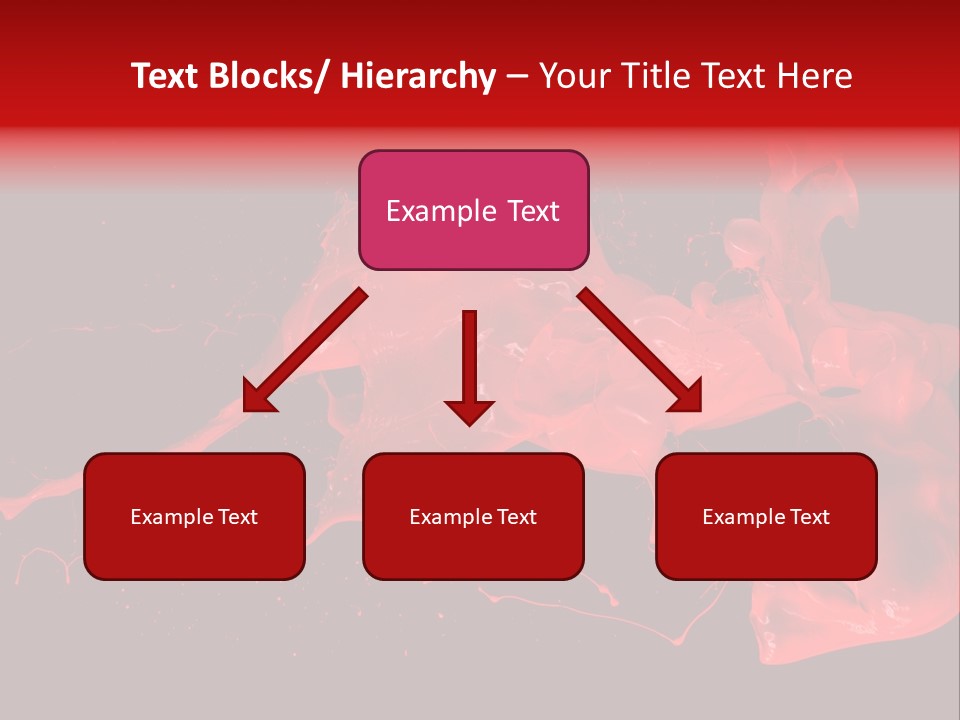 Black Paintbrush Background PowerPoint Template