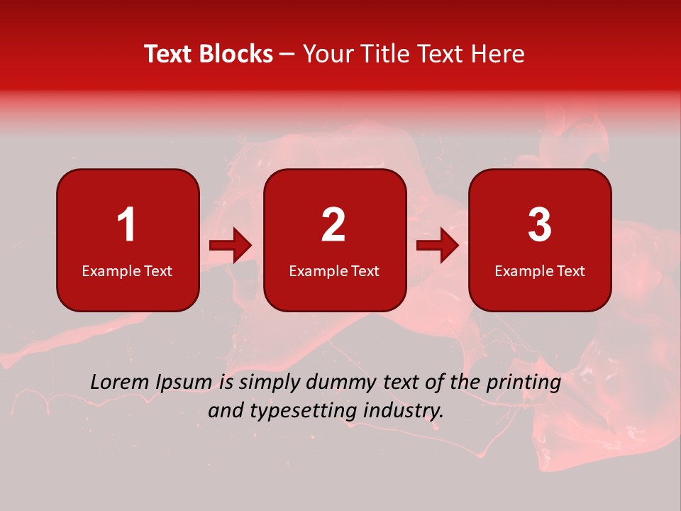 Black Paintbrush Background PowerPoint Template