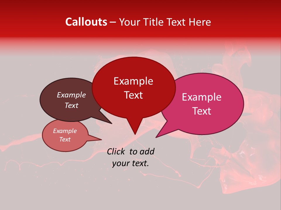 Black Paintbrush Background PowerPoint Template