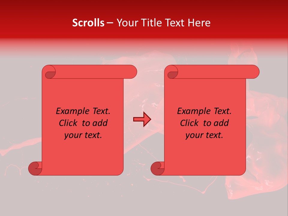Black Paintbrush Background PowerPoint Template