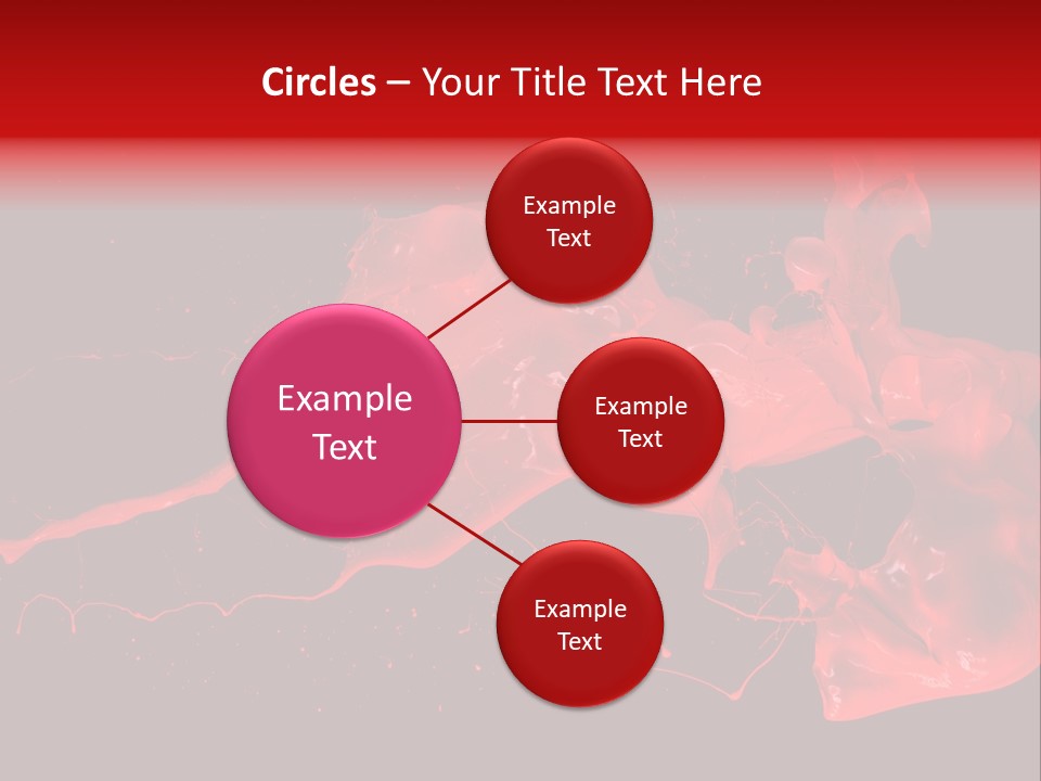 Black Paintbrush Background PowerPoint Template