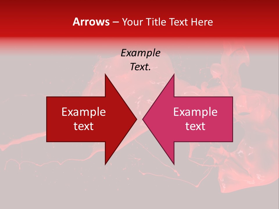 Black Paintbrush Background PowerPoint Template