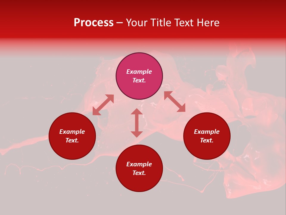 Black Paintbrush Background PowerPoint Template