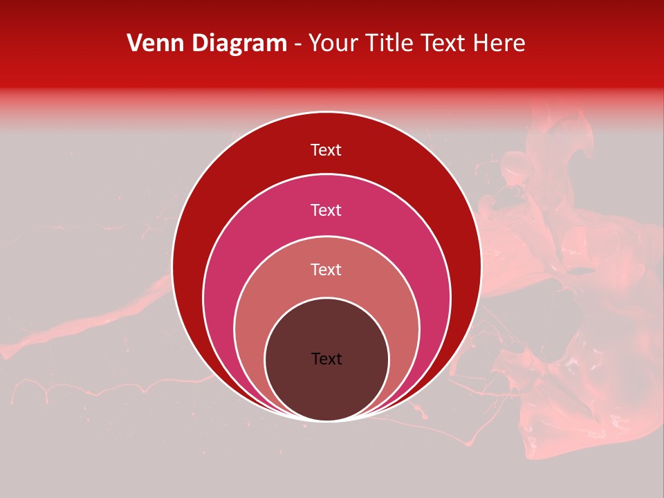 Black Paintbrush Background PowerPoint Template