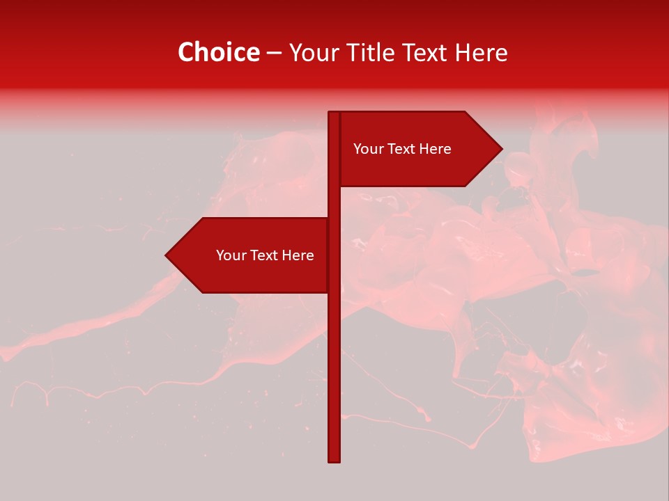 Black Paintbrush Background PowerPoint Template