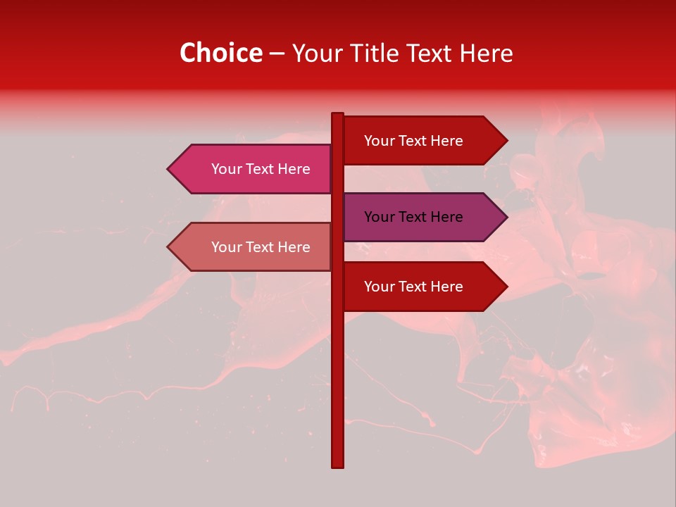 Black Paintbrush Background PowerPoint Template