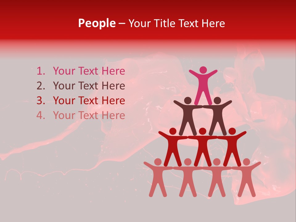 Black Paintbrush Background PowerPoint Template