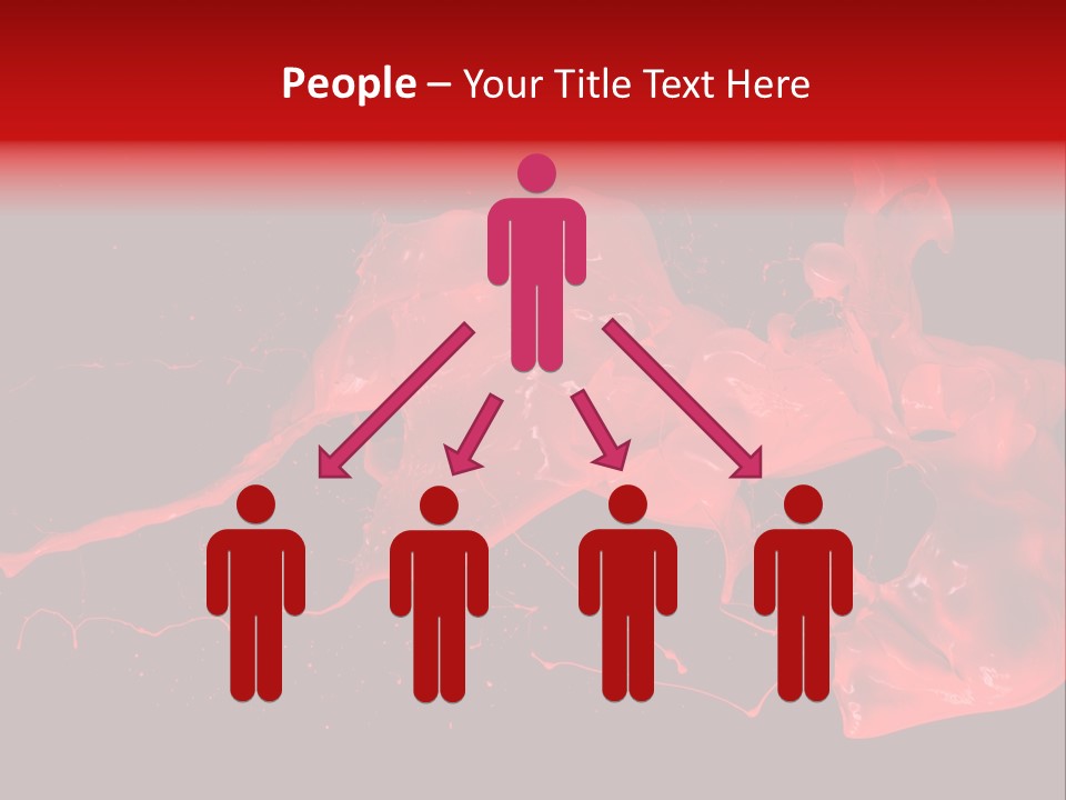 Black Paintbrush Background PowerPoint Template