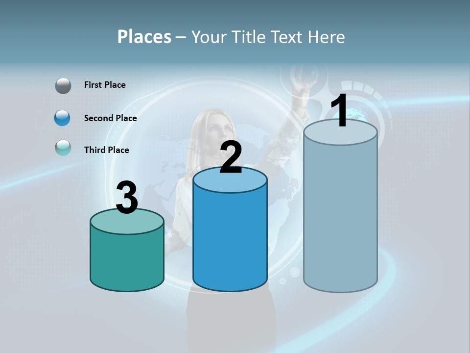 Select Person Worldmap PowerPoint Template