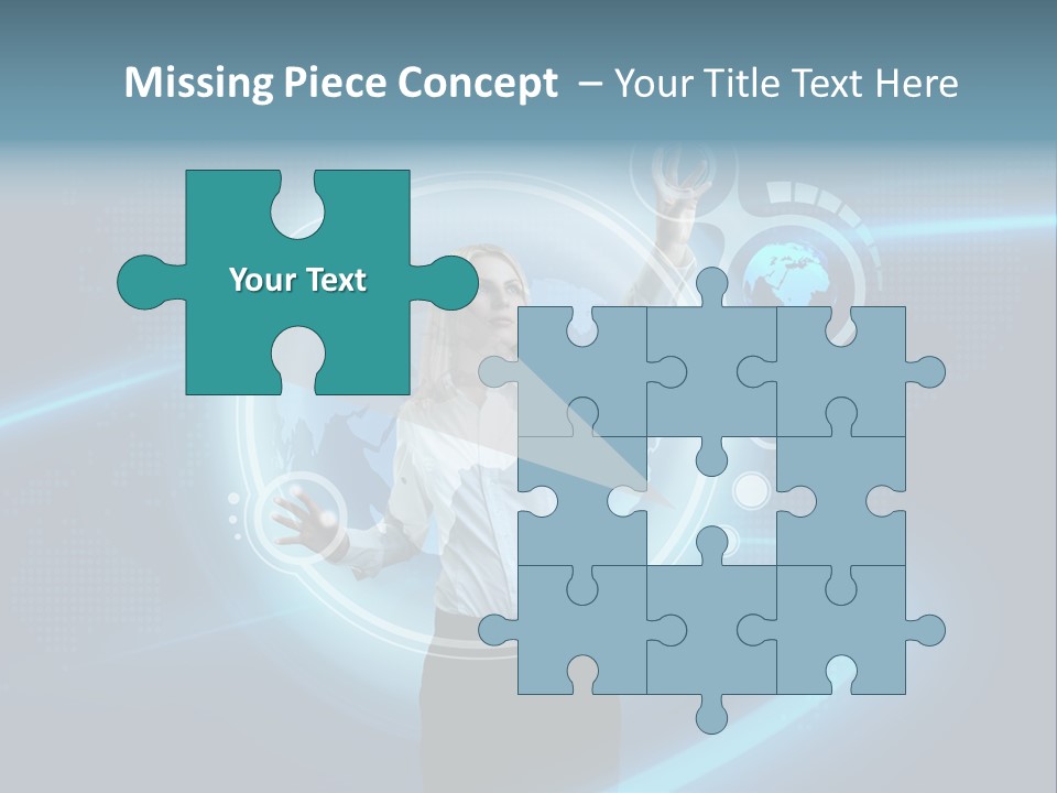 Select Person Worldmap PowerPoint Template