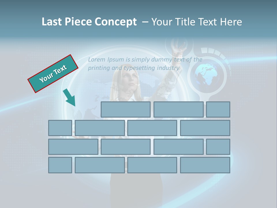 Select Person Worldmap PowerPoint Template