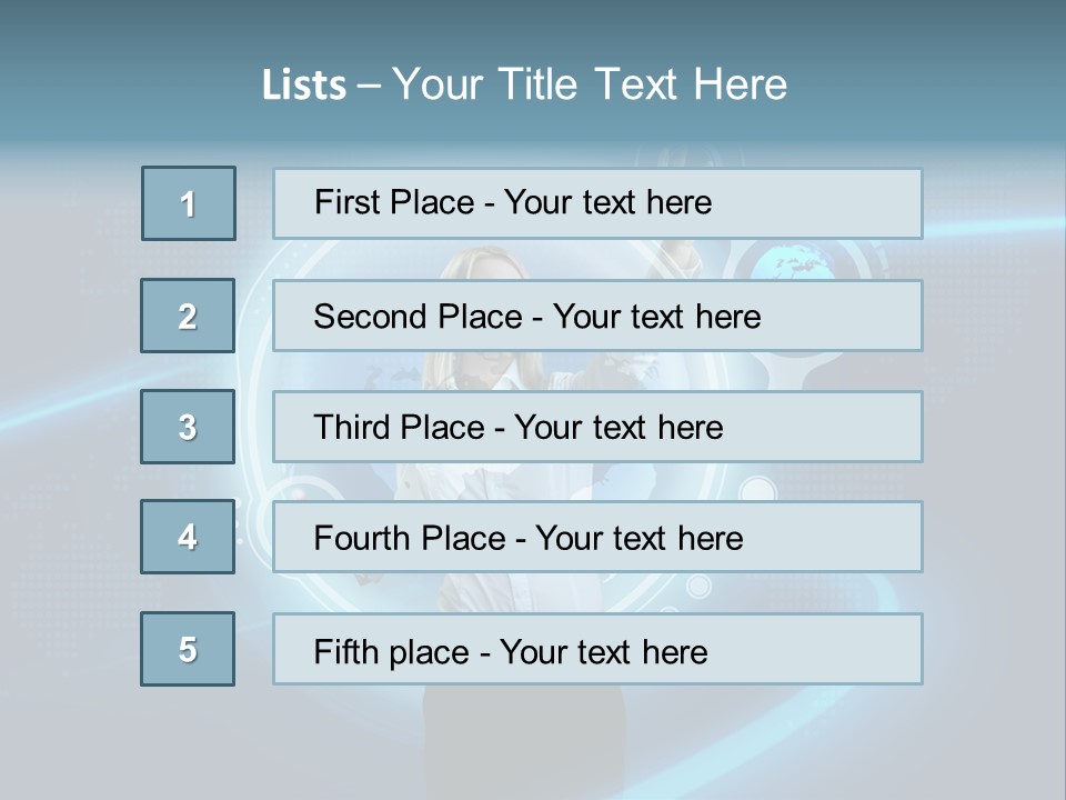 Select Person Worldmap PowerPoint Template