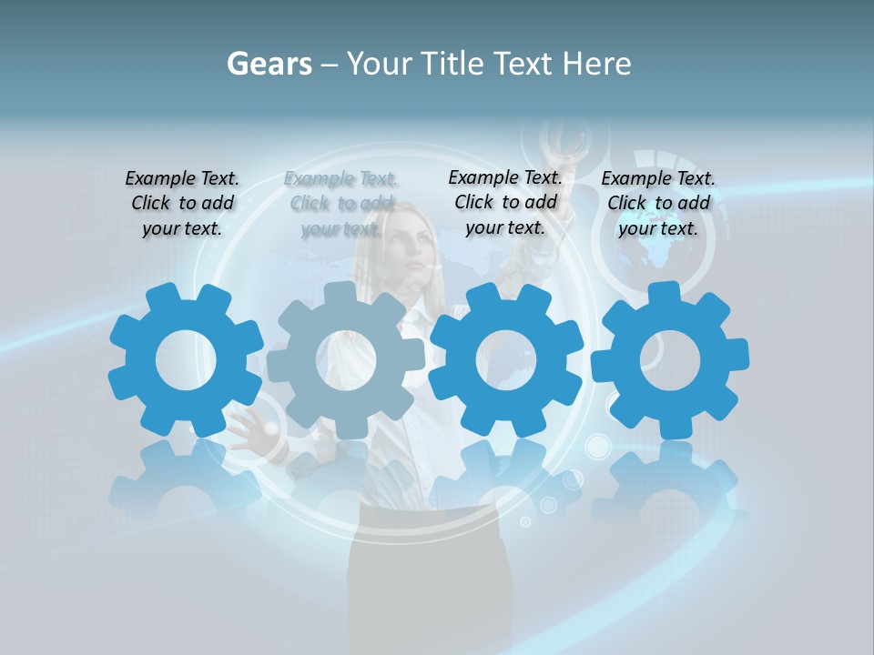 Select Person Worldmap PowerPoint Template