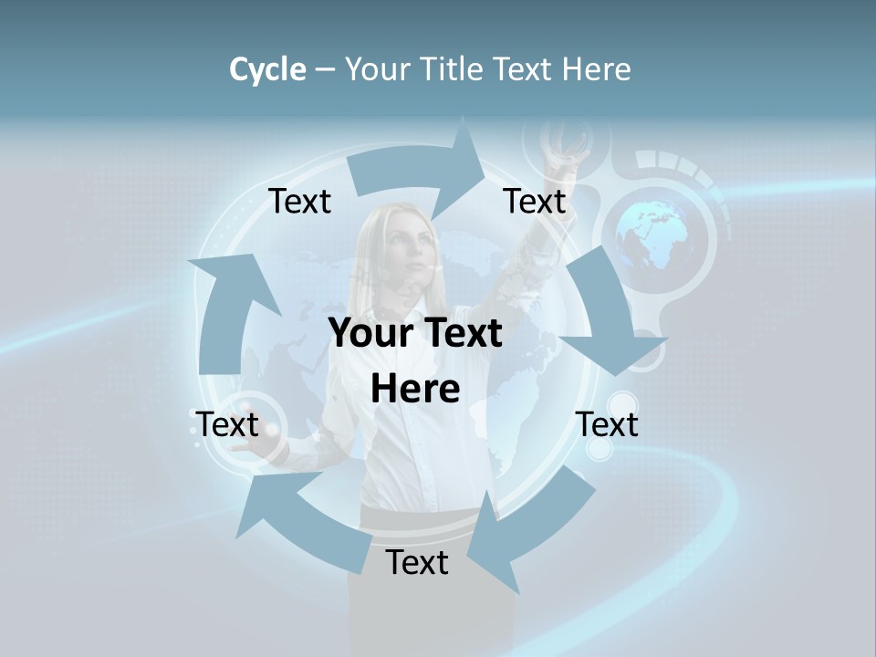 Select Person Worldmap PowerPoint Template