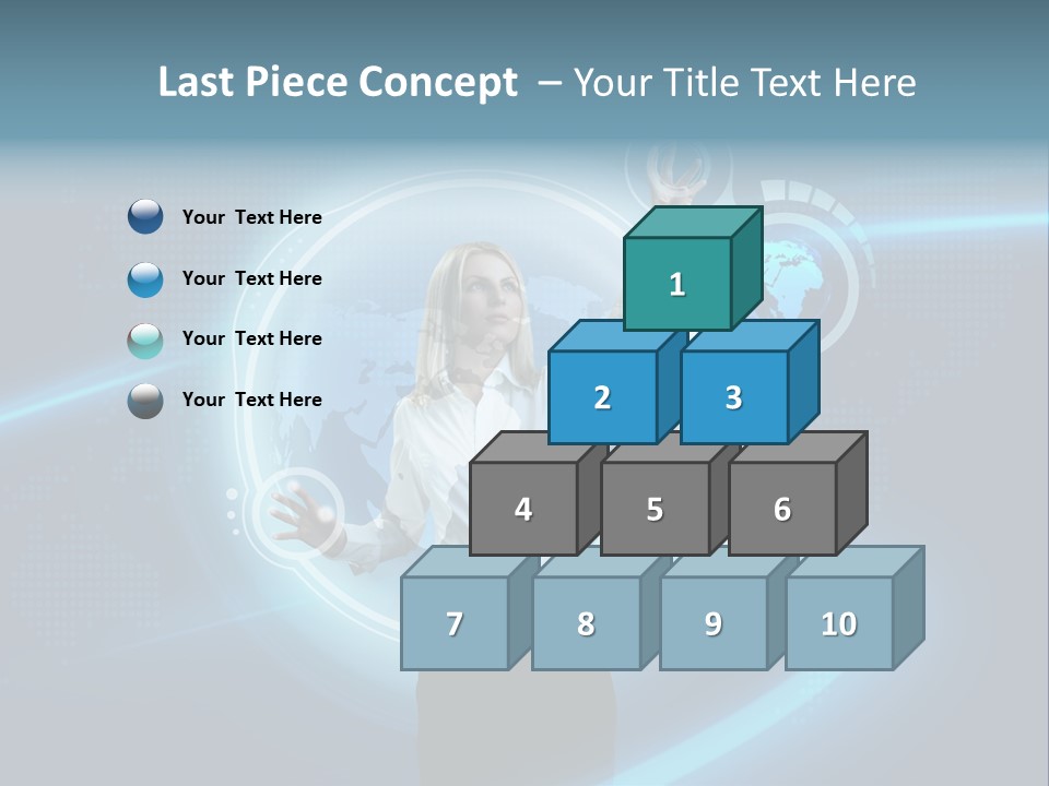 Select Person Worldmap PowerPoint Template